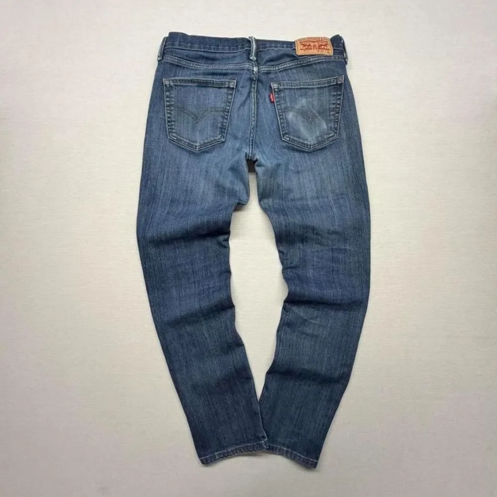 Levi-s Men's Blue and Navy Jeans